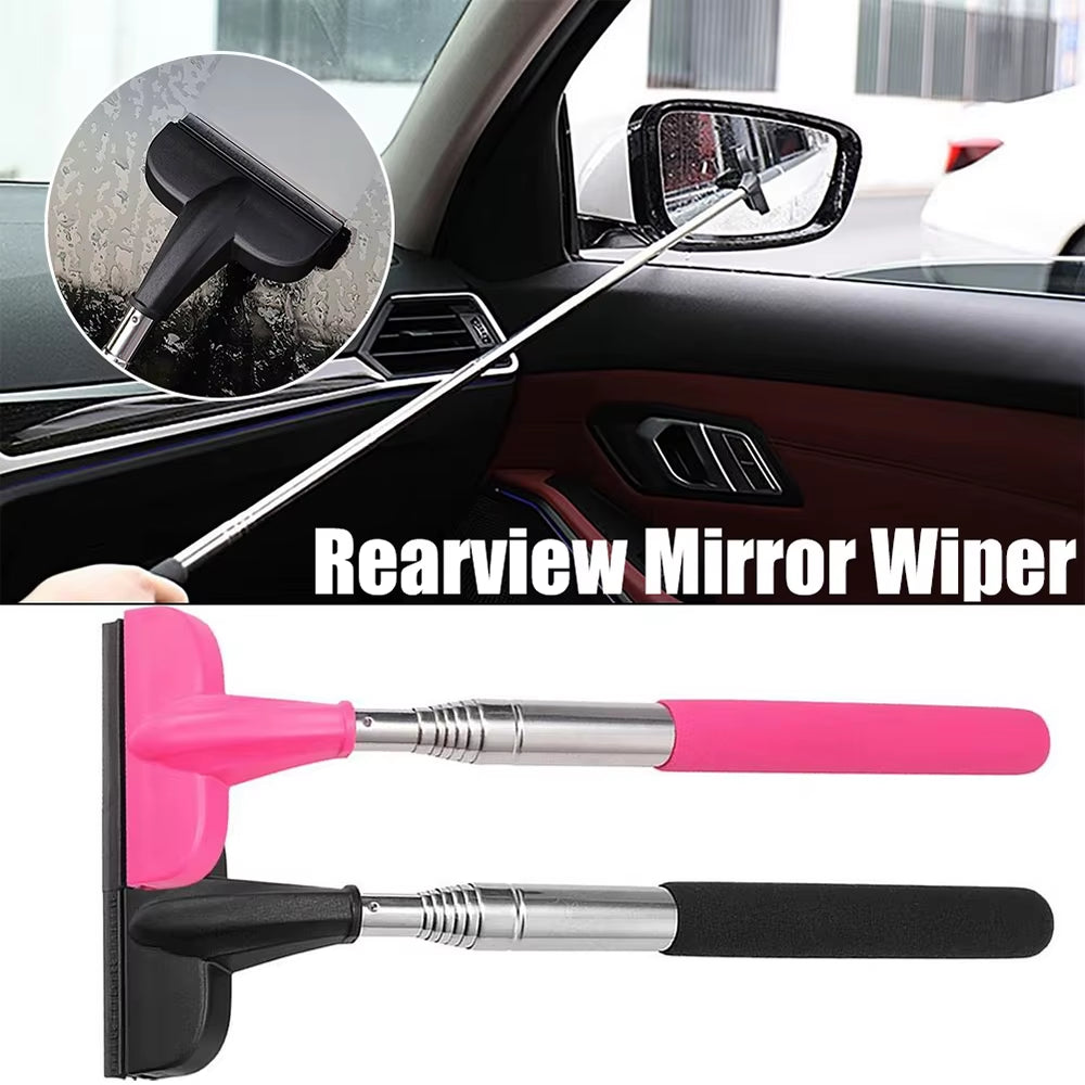 Handle Wiper Tablet Glass Window Cleaning Tool Windshield Car Front Window Cleaner Clean Mirror Rearview Pinks Car Accessories