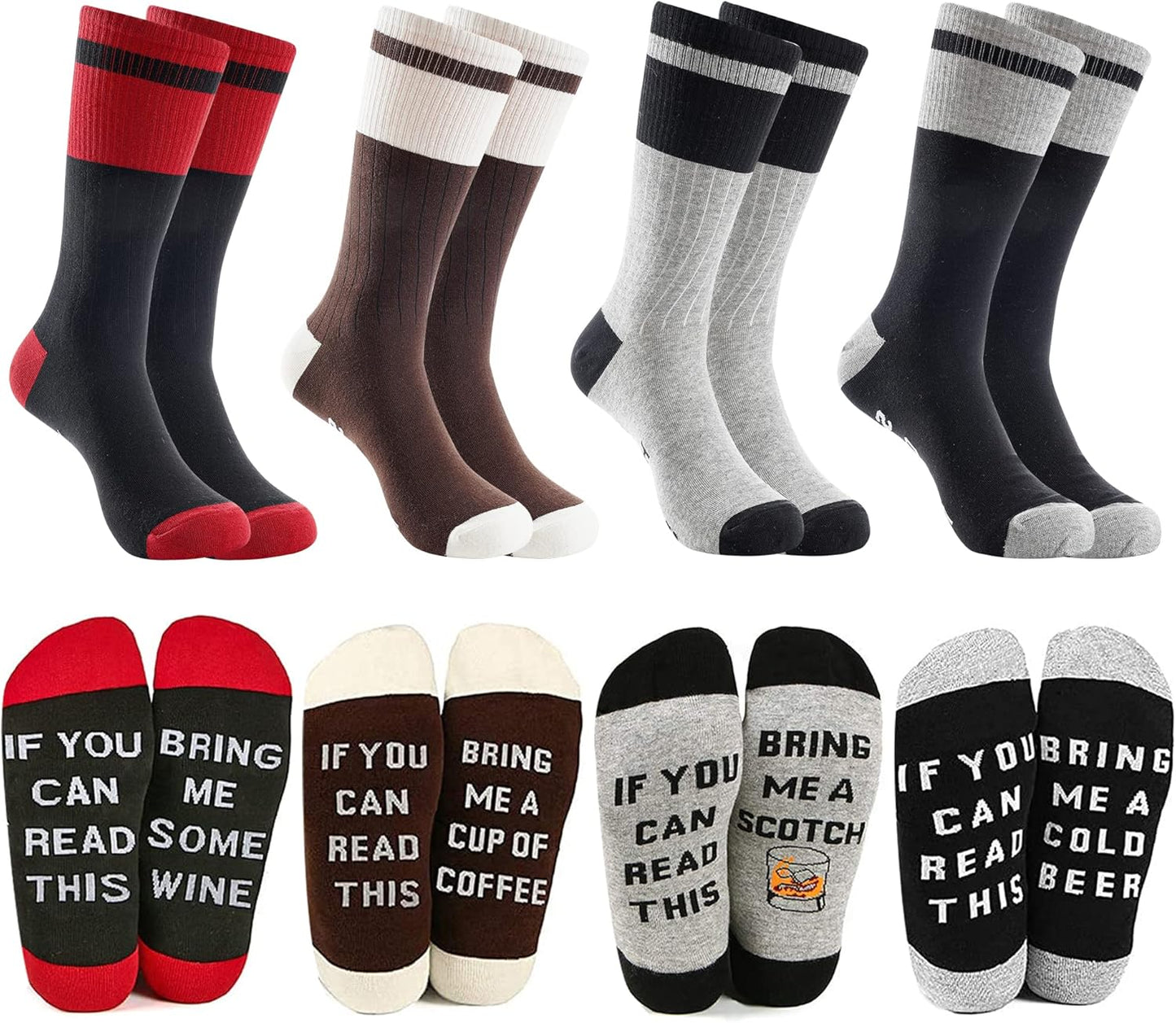 Funny Socks for Men & Women,Fun Socks,Crazy Colorful Cool Novelty Cute Dress Socks,Food Animal Space Socks …