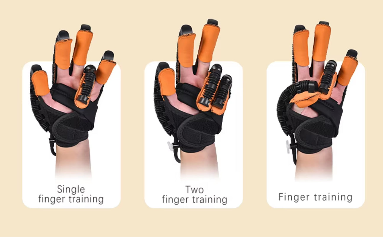 Protable Rehabilitation Robot Gloves Stroke Hemiplegia Cerebral Infarction Training Device Finger Exerciser Hand Function Recove