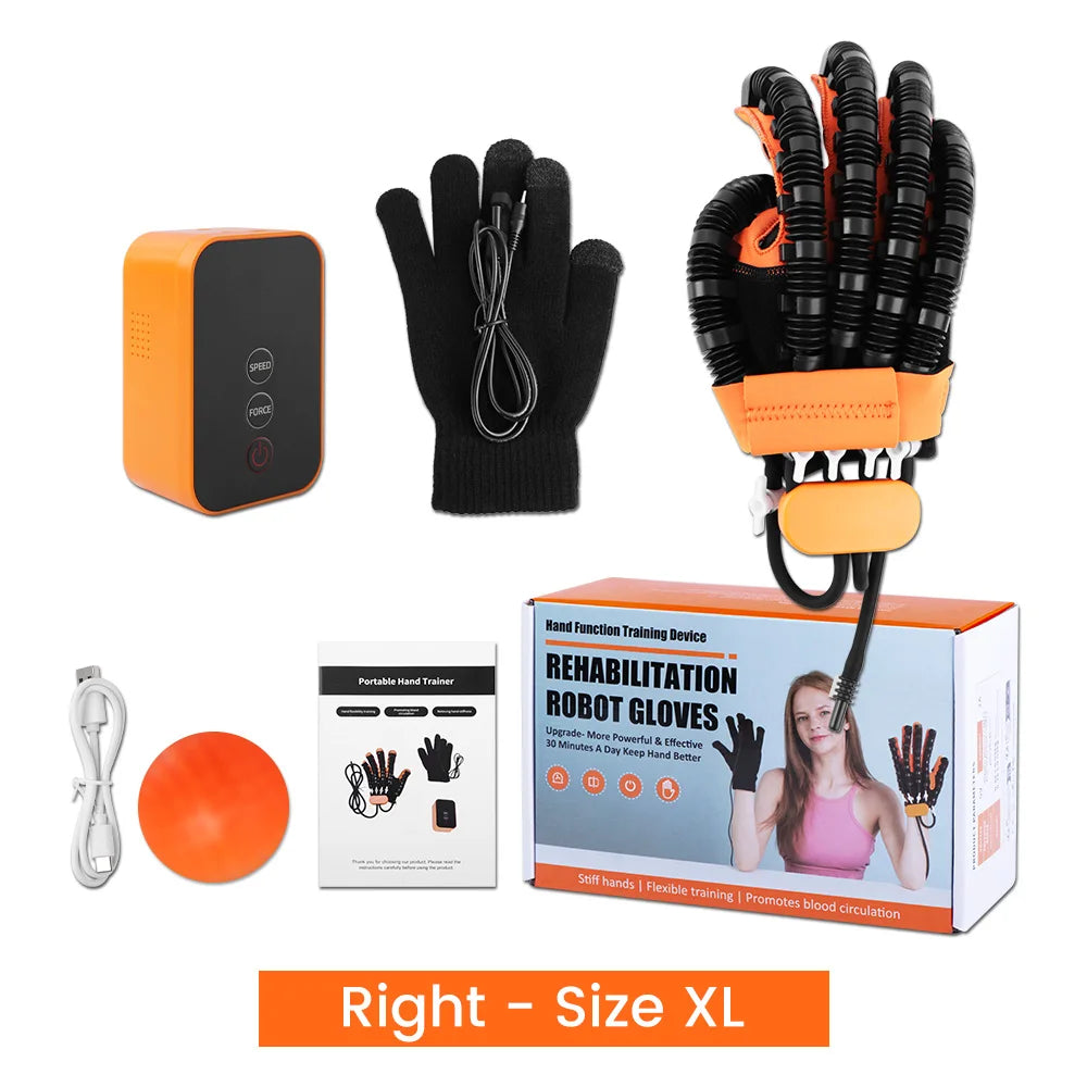 Protable Rehabilitation Robot Gloves Stroke Hemiplegia Cerebral Infarction Training Device Finger Exerciser Hand Function Recove